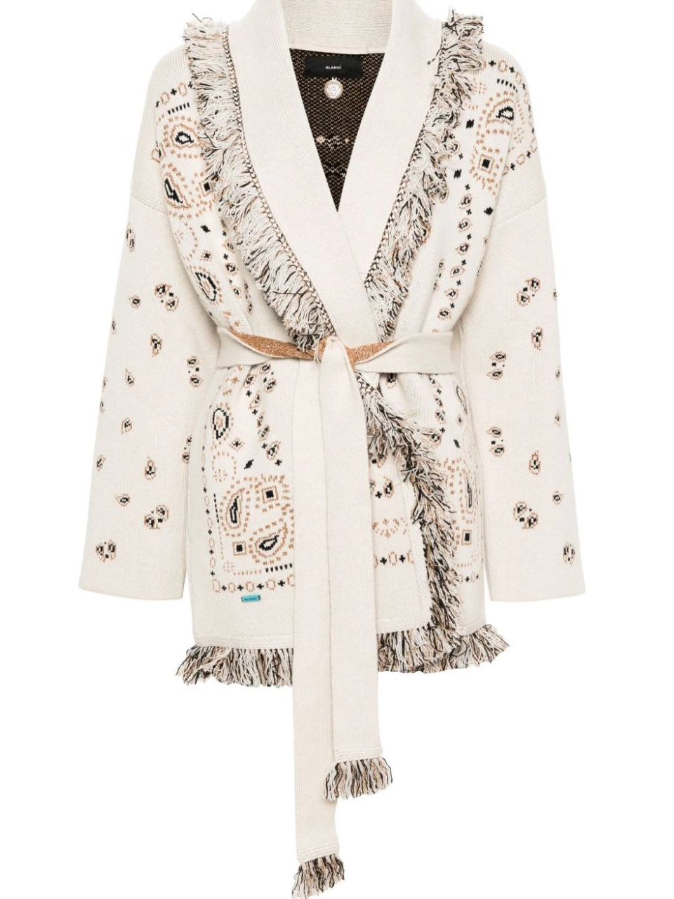 Affordable frayed paisley-jacquard Women cardigan Alanui 0725